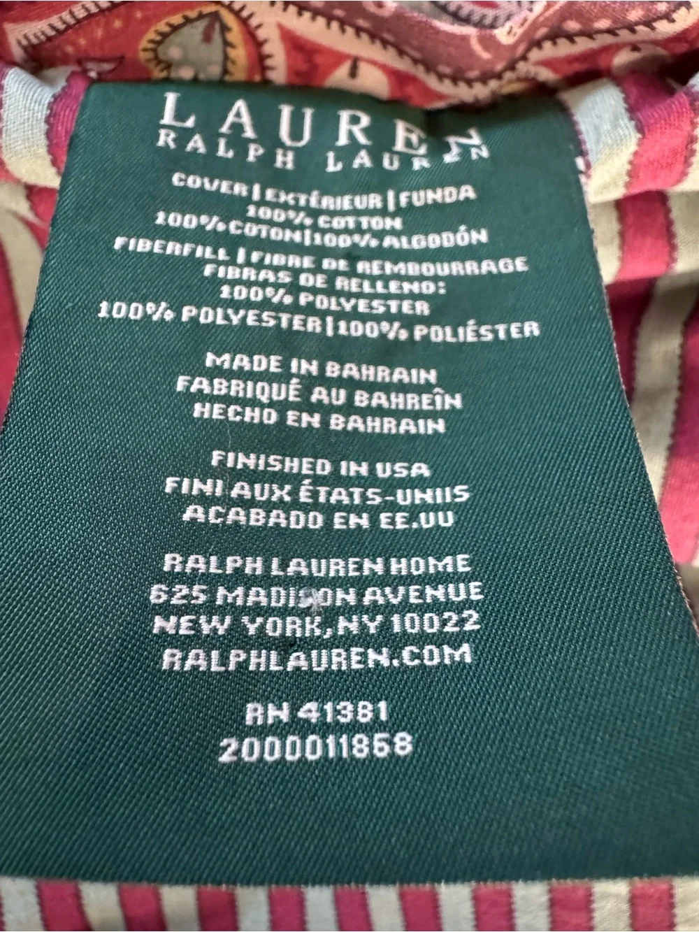 Ralph Lauren full queen comforter vintage great condition cottagecore country